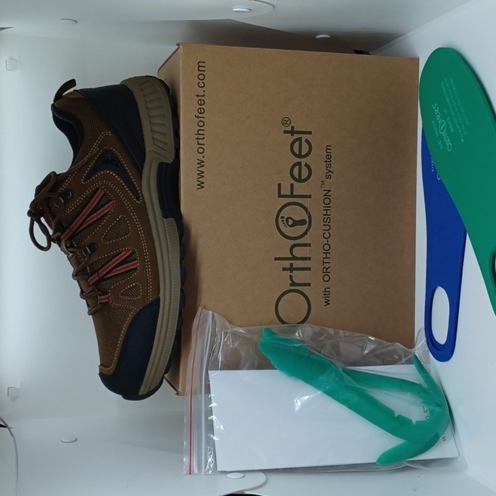 New Orthofeet Sorrento Brown Shoes Sneakers Sz 10